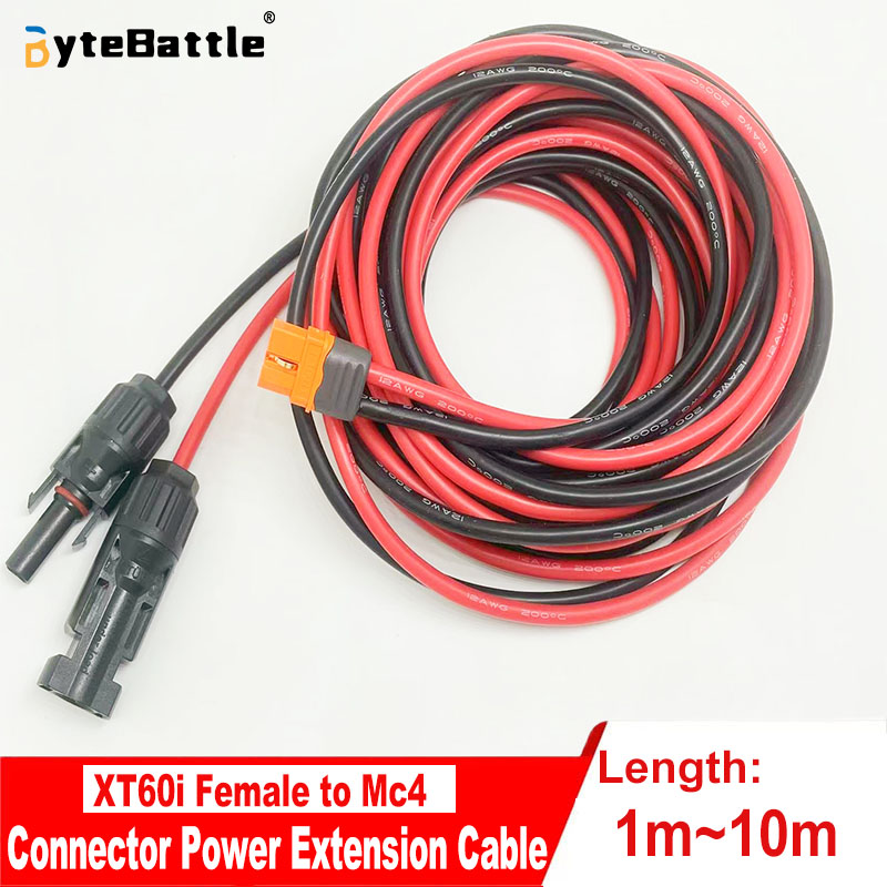 Solar Cable Mc4 Connector - Cavo solare a XT60i-F, filo in