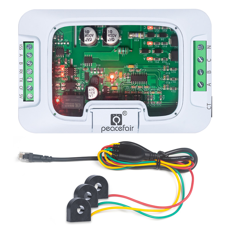 Energy Meter Bidirectional - PZEM-6L24 50~450V Contatore di Energia Industriale