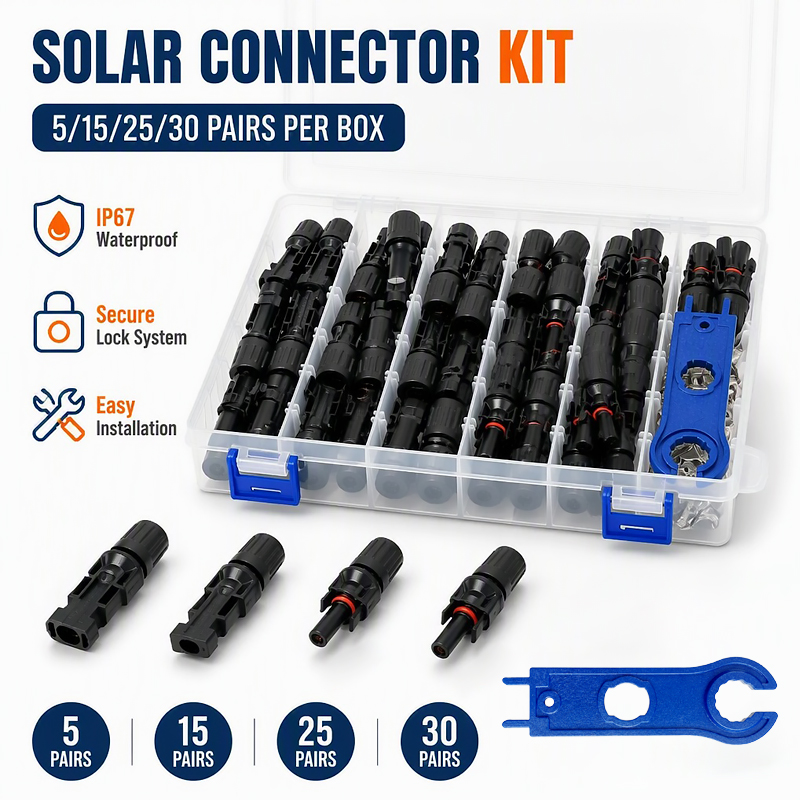 Set di connettori per pannelli - Solar Cable Mc4 Connector recensione e prezzo