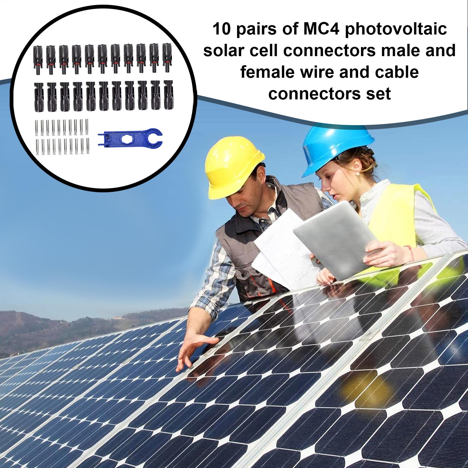 10 paia di connettori solari f - Solar Cable Mc4 Connector recensione e prezzo