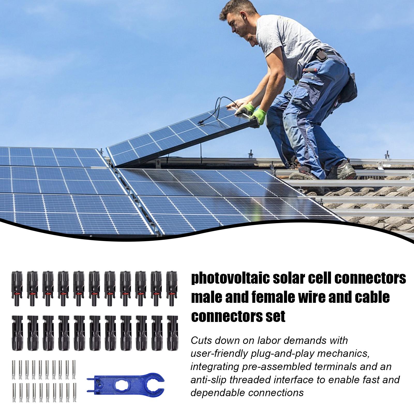 10 paia di connettori solari f - Solar Cable Mc4 Connector recensione e prezzo