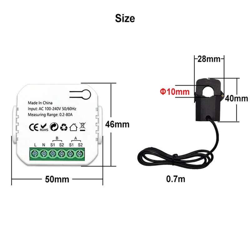 Tuya Smart Contatore di energi - Energy Meter Bidirectional recensione e prezzo