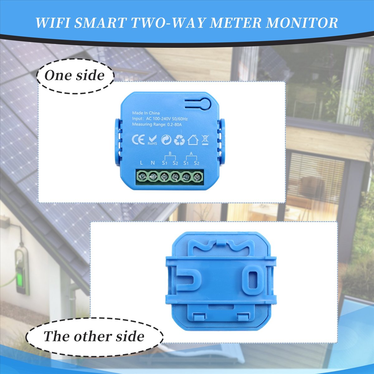 OK 2 Pezzi Misuratore di Energ - Energy Meter Bidirectional recensione e prezzo