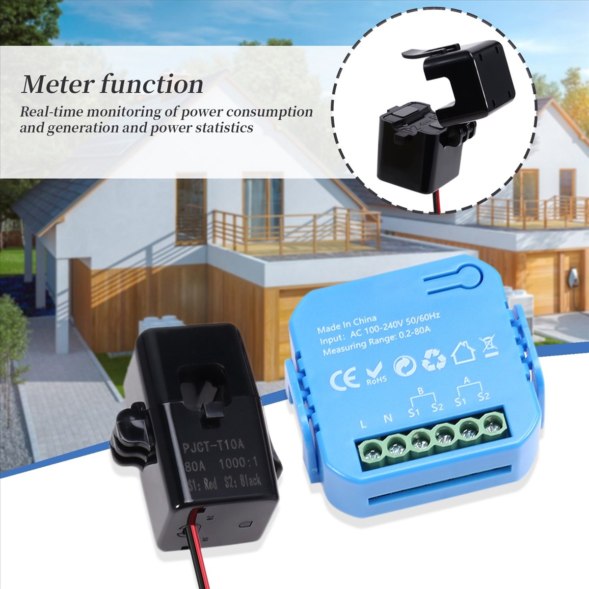 OK 2 Pezzi Misuratore di Energ - Energy Meter Bidirectional recensione e prezzo