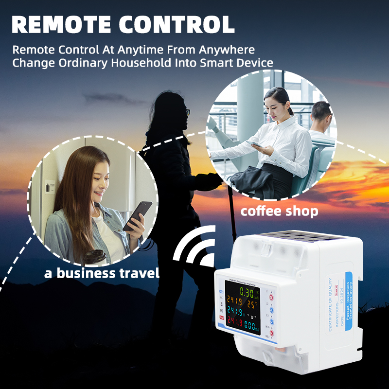 Tuya WiFi 3*220/380V 5(80)A Co - Energy Meter Bidirectional recensione e prezzo