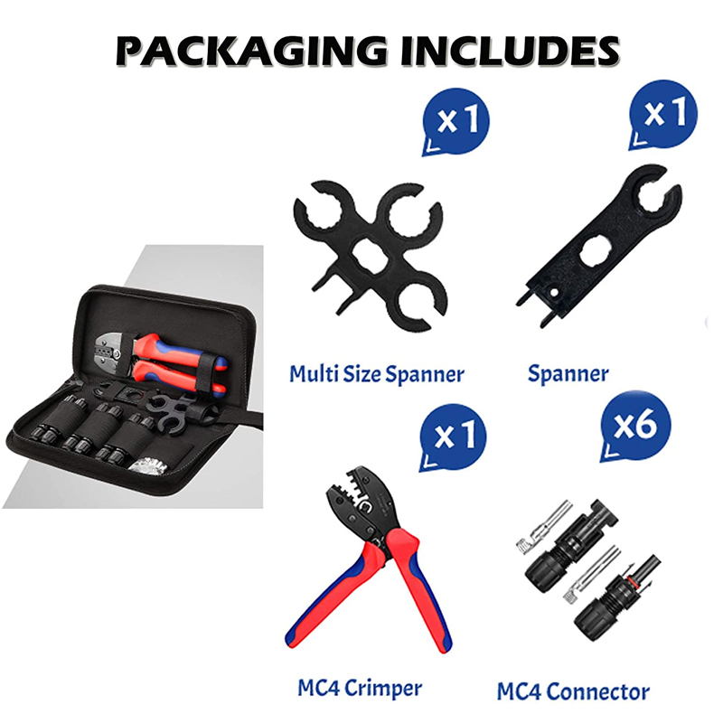 Kit di strumenti per pinze a c - Solar Cable Mc4 Connector recensione e prezzo