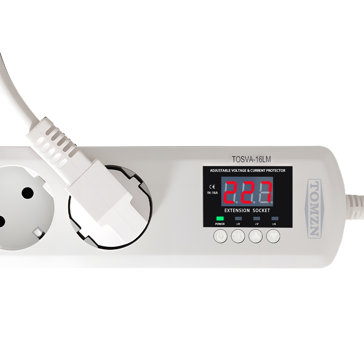 TOMZN TOSVA-16LM Presa EU con  - Ac Surge Protector recensione e prezzo